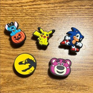 Cartoon Character Shoe Charms Set
